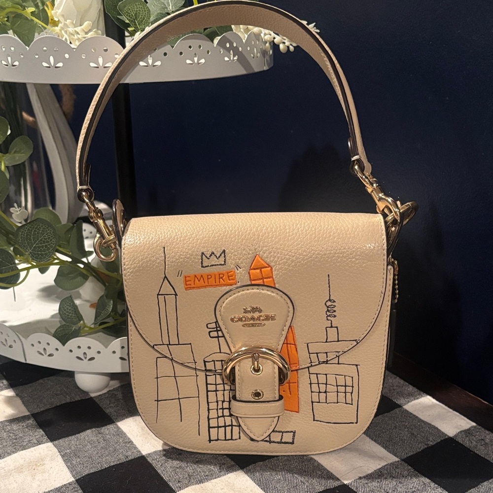 Coach X Jean-Michel Basquiat Kleo Shoulder Bag 17 limited edition